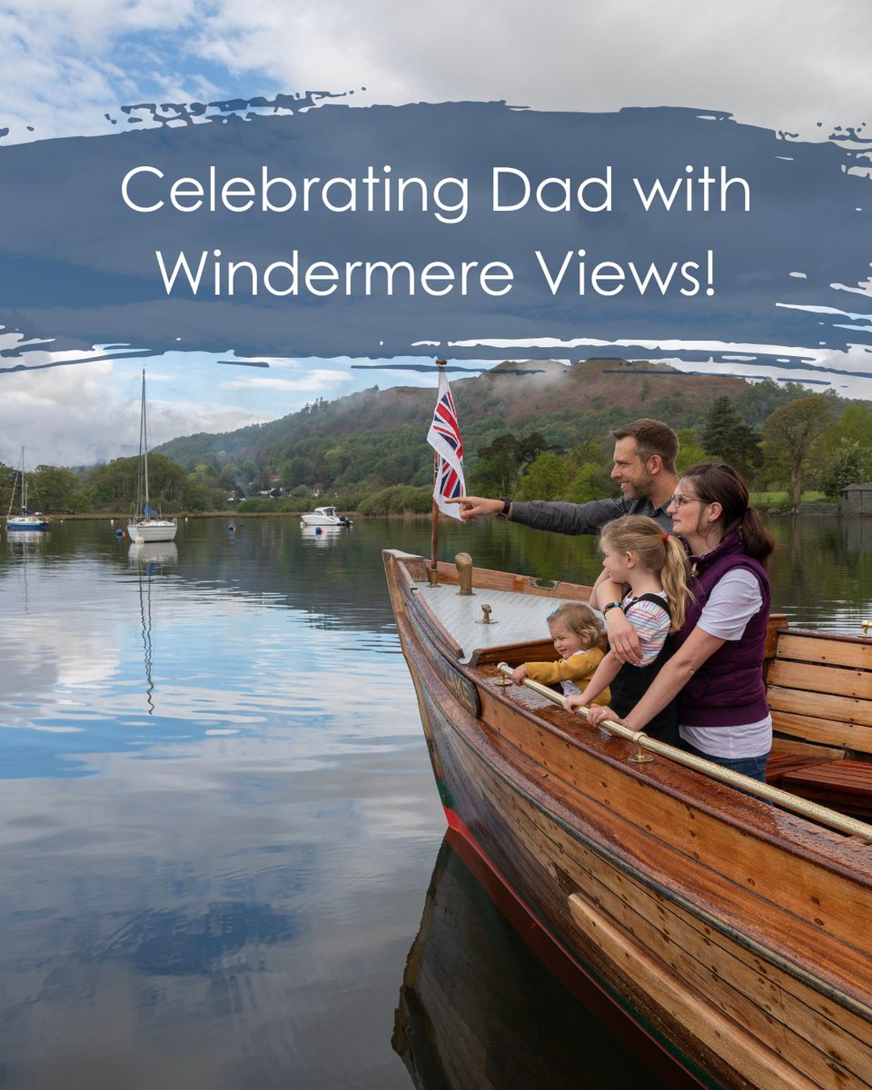Father's Day plans? 🤔 Spoil Dad with a Windermere lake cruise or self-drive adventure! 🚤 If not this weekend, a gift voucher is perfect!

🔗 ow.ly/Kawz50W6R92

#FathersDay #SelfDrive #Windermere