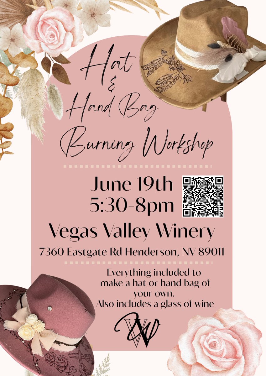 Grab your girls and get ready for a HOT night of wine and creativity! 🍷 👒

Your first glass of wine or cider is included, but space is limited so grab your tickets now!

vegasvalleywinery.com/event/ladies-h…

#LasVegasWinery #WineLover #SipInVegas #DrinkLocal #LasVegasEvents