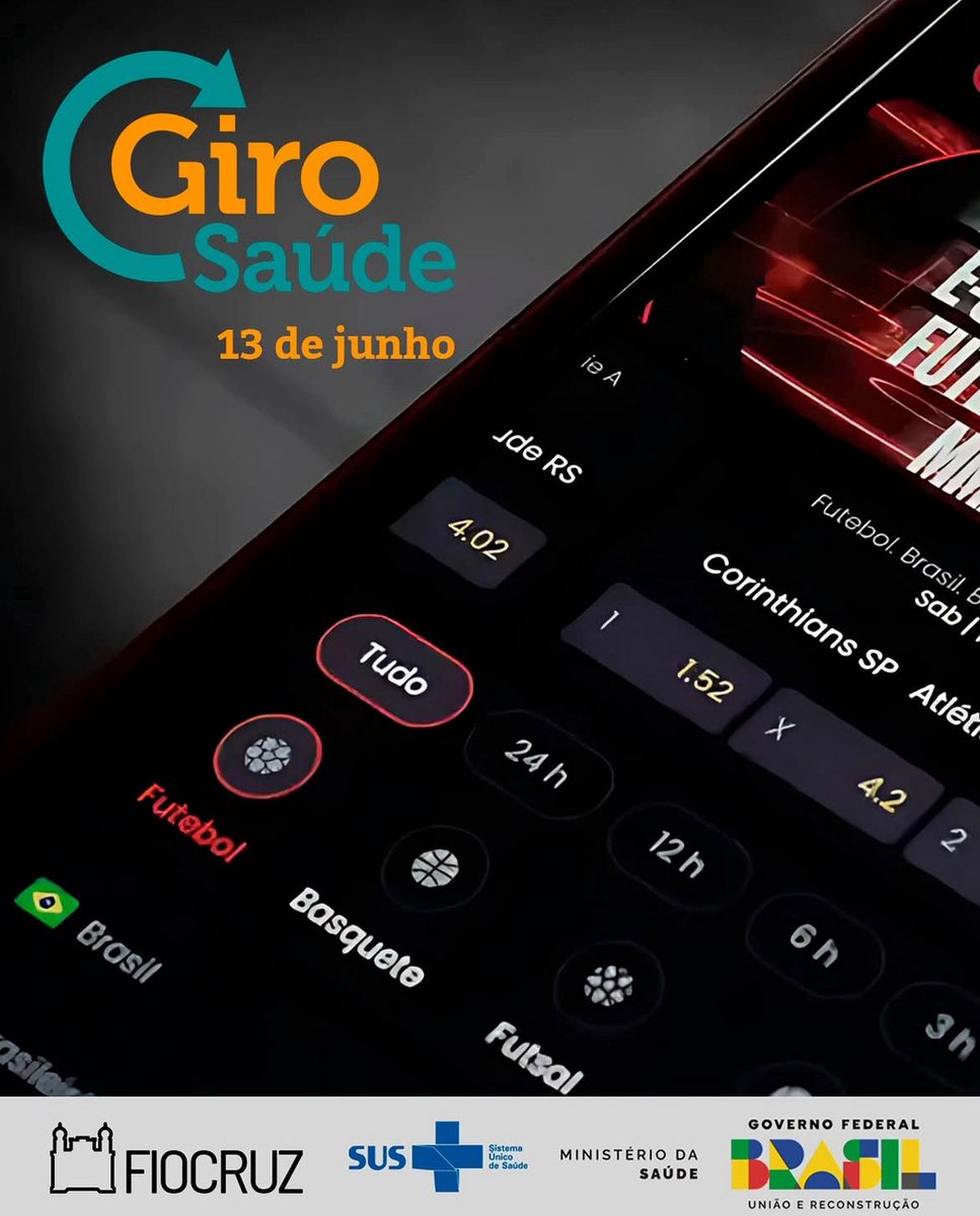 O podcast #GiroSaúde desta semana fala sobre a alta de atendimentos por vício em apostas online no SUS e sobre a consulta pública da Comissão Nacional de Incorporação de Tecnologias no Sistema Único de Saúde (Conitec) para avaliar a inclusão da semaglutida 2,4 mg (Wegovy) no SUS.
