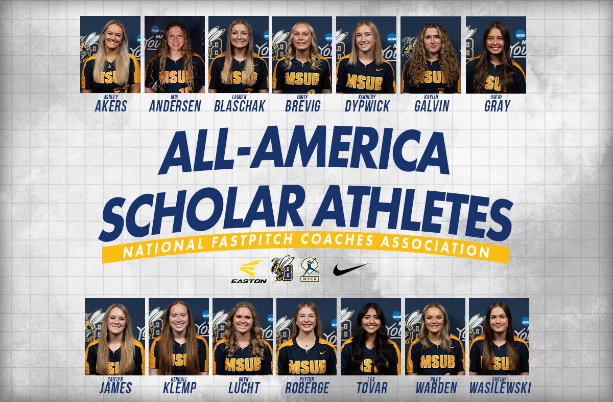 Congratulations to our 14 student-athletes who qualified for Easton/NFCA All-America Scholar Athlete honors📚

READ MORE: msubsports.com/news/2025/6/13…

#MSUBSports | #MSUBSB