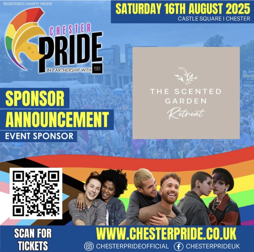 scentedgarden's tweet image. Really proud to be supporting Chester Pride this year. A vital charity providing a supporting network & we are proud to provide a safe space for our LGBTQ Community.
#chesterpride
@ShitChester