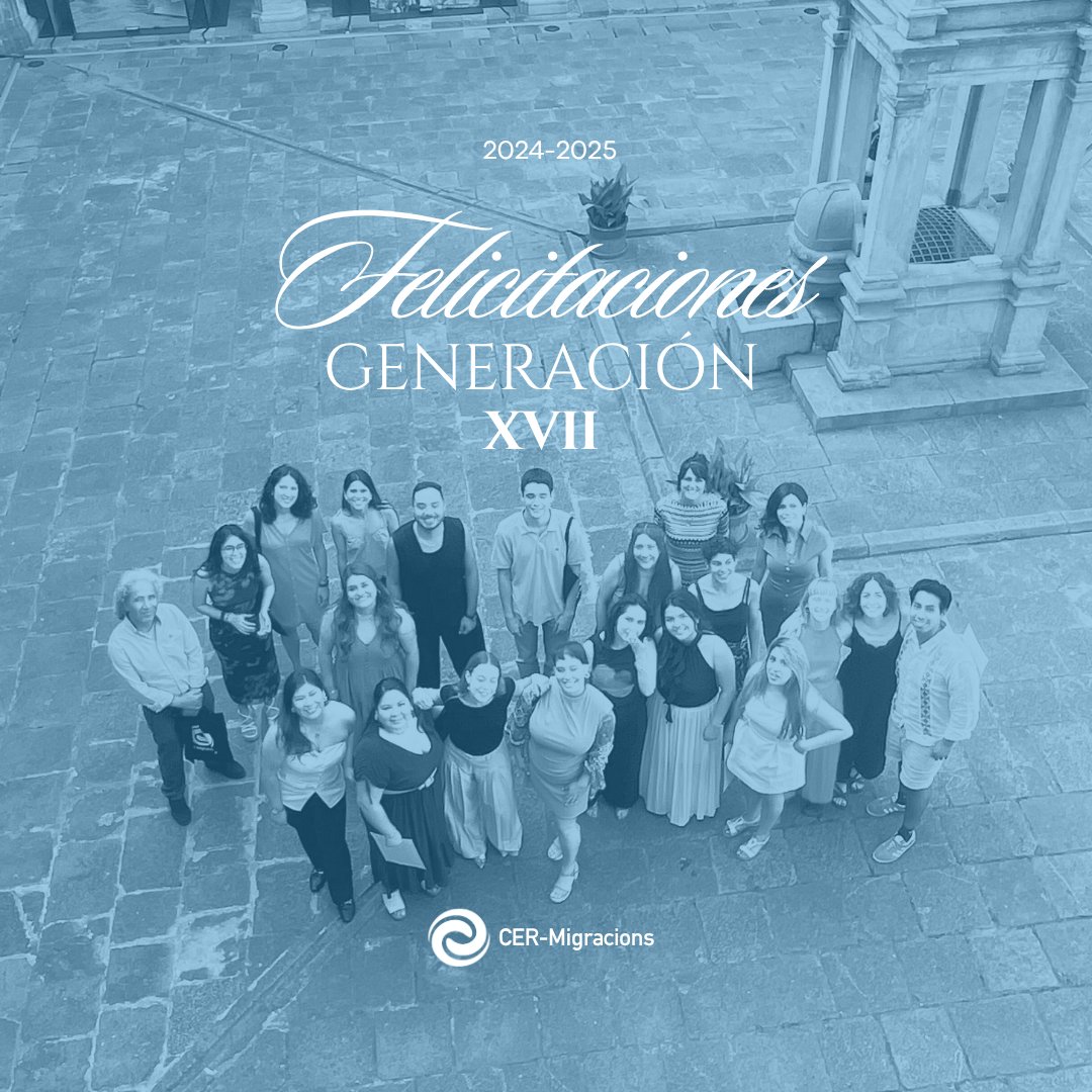 Felicidades a la 17ª generación del #MásterMigracionsUABUB!
Un año de #FormaciónCrítica para transformar realidades desde la #JusticiaSocial.
Gracias por ser parte de esta comunidad comprometida.
#CER_Migracions #Graduación #MigracionesContemporáneas