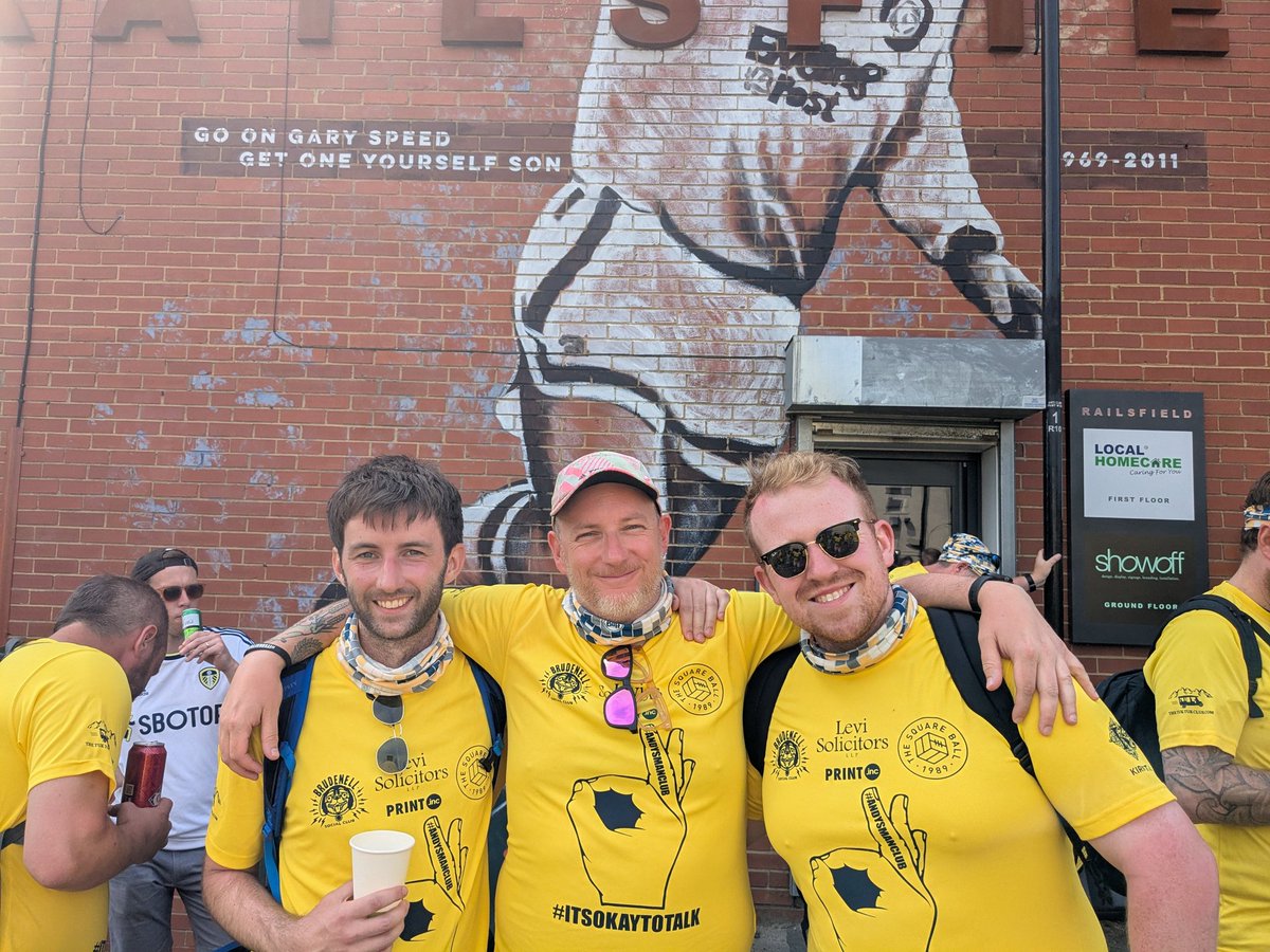 Chris McMenamy (@cmcmenamy_) on Twitter photo Gary Speed <a href="/TheSquareBall/">The Square Ball</a> charity walk done. 121 miles walked, over £40k raised so far, a few pints drank and too many blisters to talk about.
Job done.
gofund.me/037a8099 Gary Speed <a href="/TheSquareBall/">The Square Ball</a> charity walk done. 121 miles walked, over £40k raised so far, a few pints drank and too many blisters to talk about.
Job done.
gofund.me/037a8099