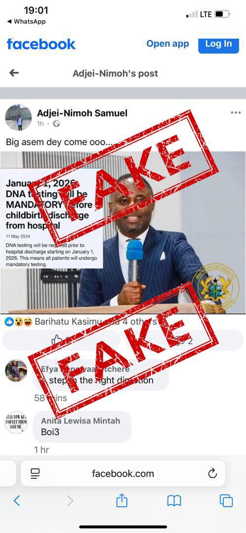 Fake news. Please disregard