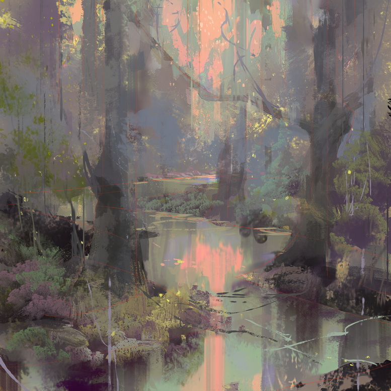 NathanFowkesArt's tweet image. From a trip to the Florida Everglades.