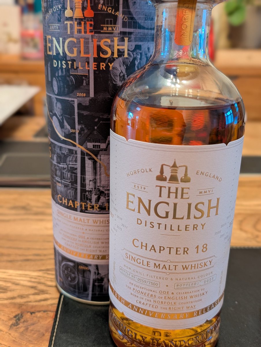martinpoler's tweet photo. @englishwhisky been waiting for Friday to try this! https://t.co/ILVxOwQGTP