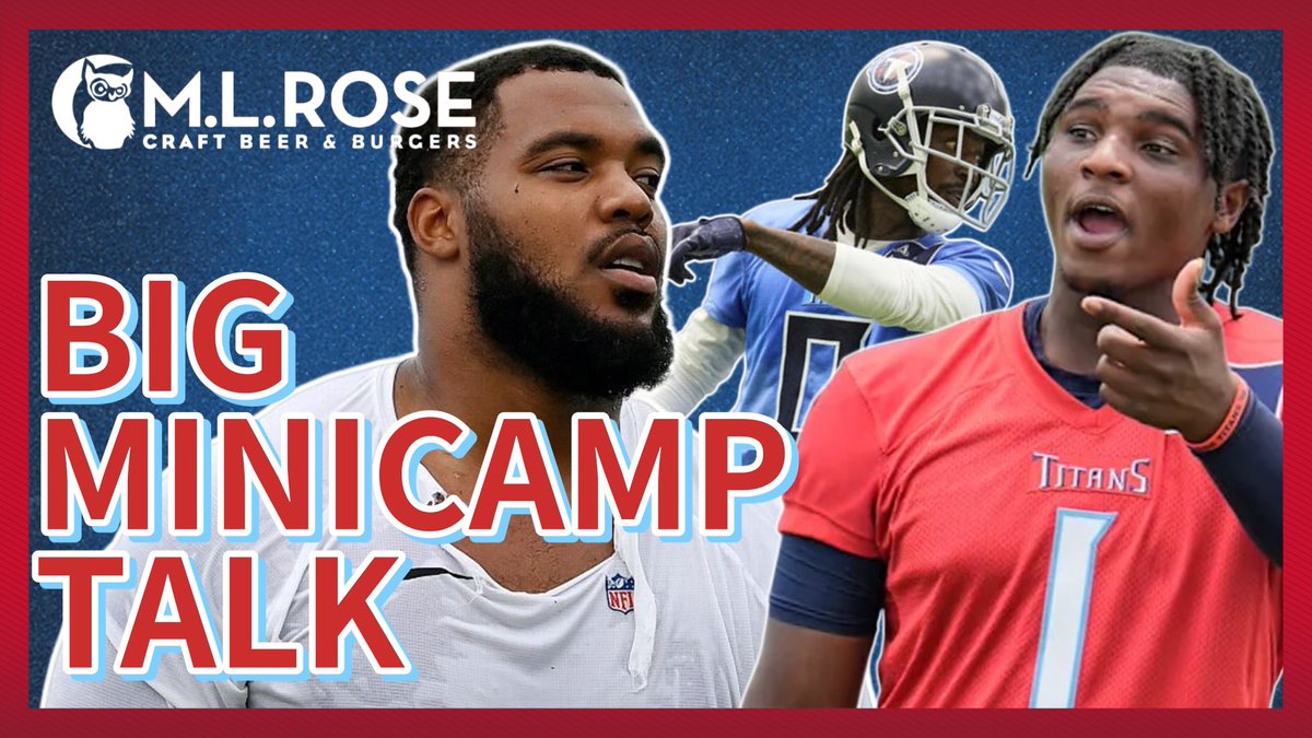 🚨SHOW ALERT🚨

Live @ 4PM 

What we learned from #Titans minicamp, the sing talk from rookies and vets, and more! 

Presented by <a href="/_mlrose/">_mlrose</a> 🍔🍻

Join the conversation over on <a href="/440Sports/">440 Sports</a> YouTube Channel