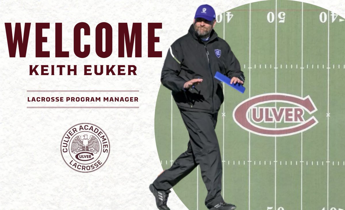We’re excited to welcome Keith Euker as our new Lacrosse Program Manager!

🔗 Learn more at culverathletics.com/news/2025/6/13…