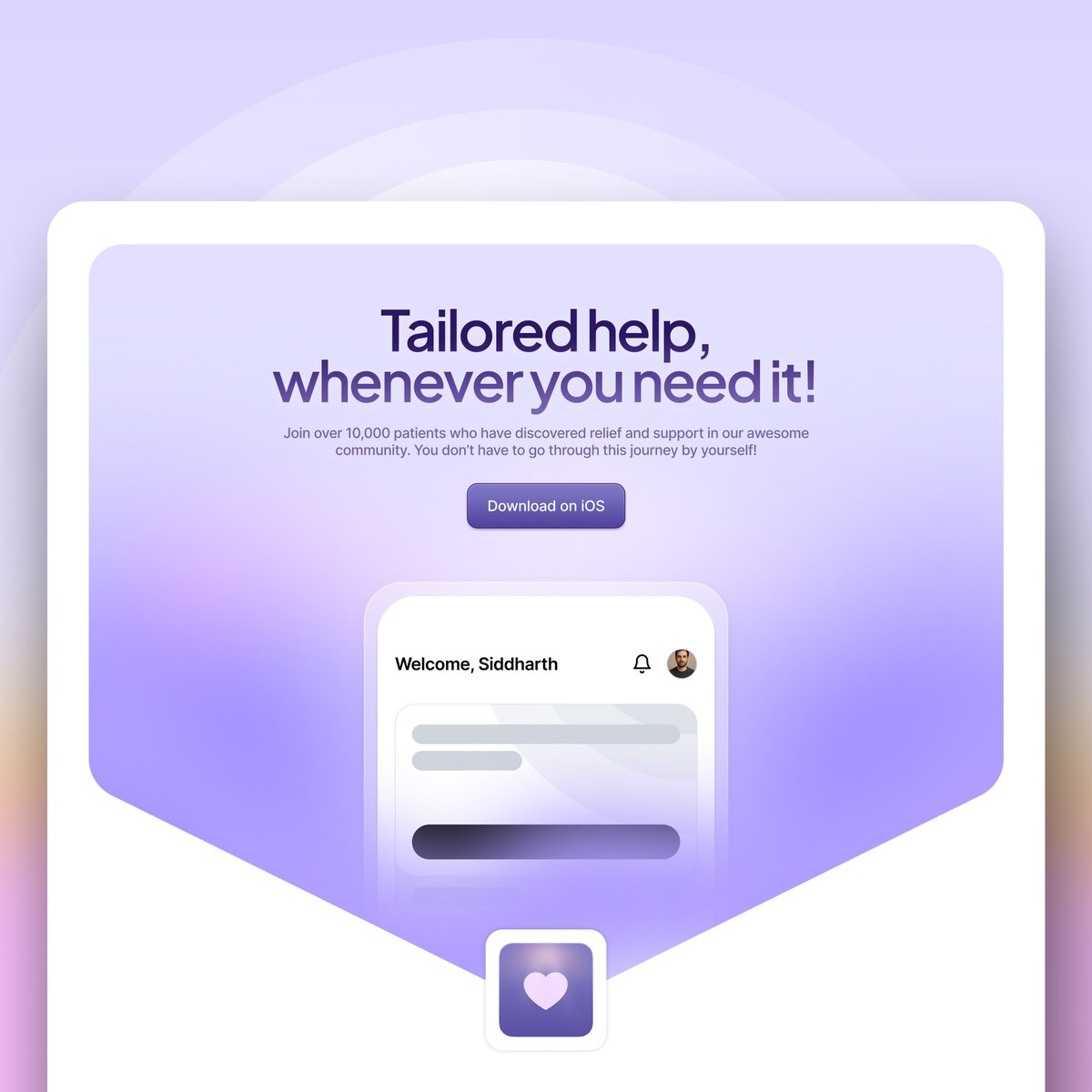 WIP website for a healthcare app 

Made in collaboration w <a href="/dakshpixelup/">Daksh</a> via <a href="/GoPixelUp/">PixelUp</a>