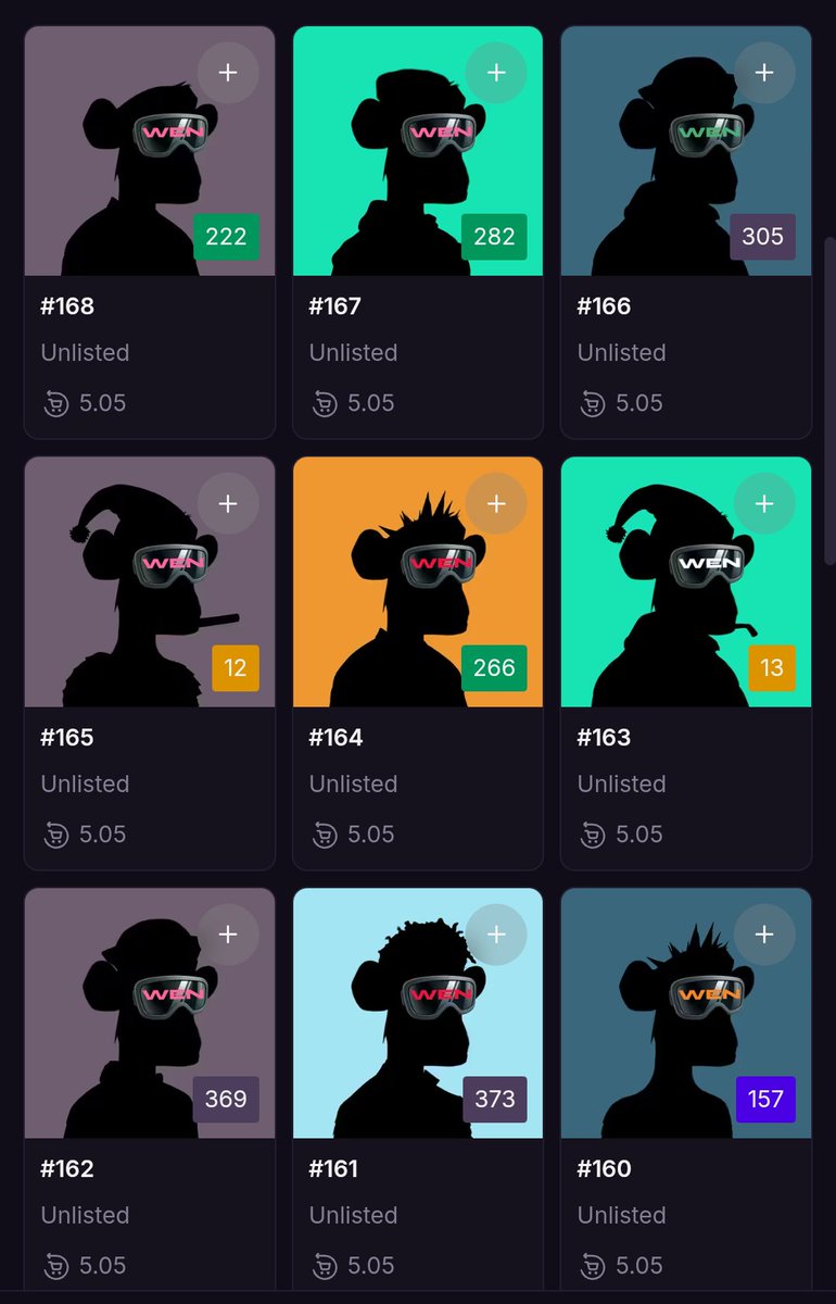 again_hugh's tweet image. Just a few to show off.....
Let's see your "WEN APES"

#WEN  @wen