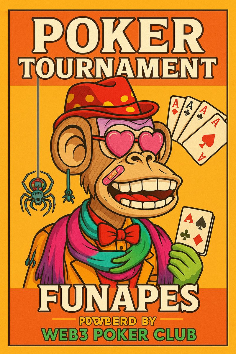 Fun Apes (@funapes_nft) on Twitter photo Join us today on spaces for some pre-poker FUN. #FunApesNFT 
x.com/i/spaces/1vAxR… Join us today on spaces for some pre-poker FUN. #FunApesNFT 
x.com/i/spaces/1vAxR…