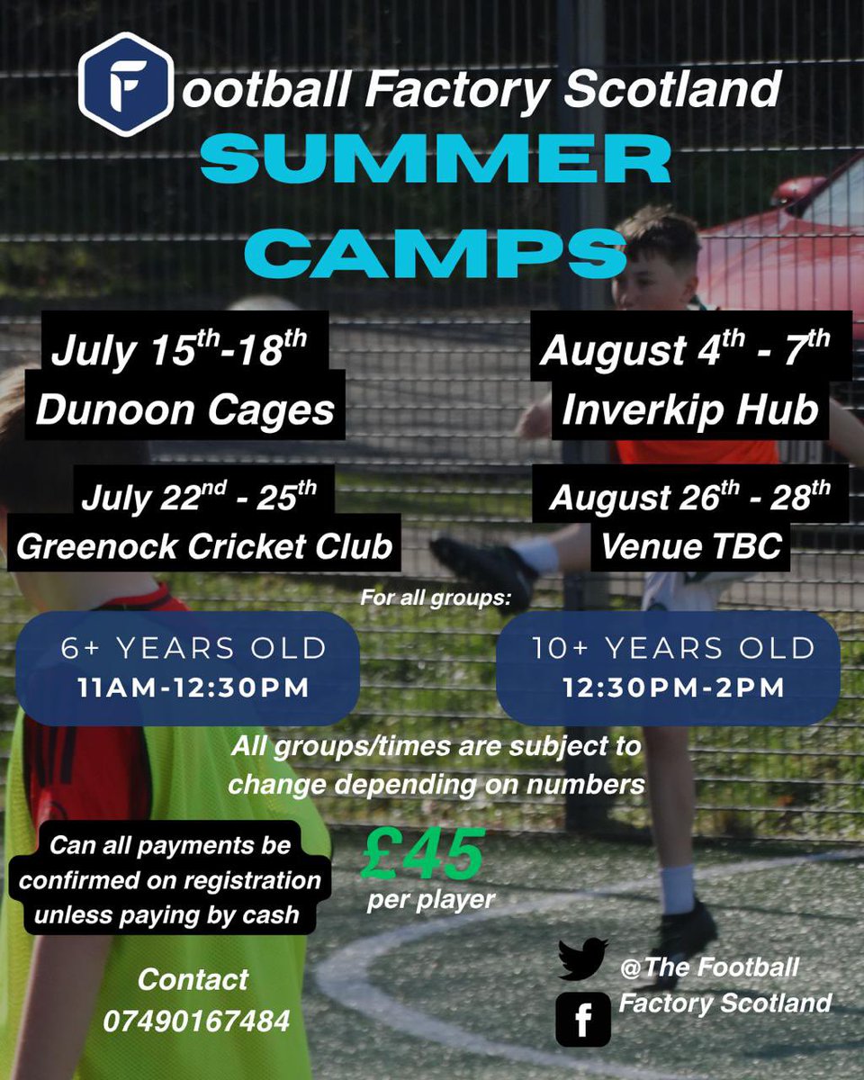 Football factory summer camps ⚽️<a href="/JamesDocherty17/">James Docherty</a>