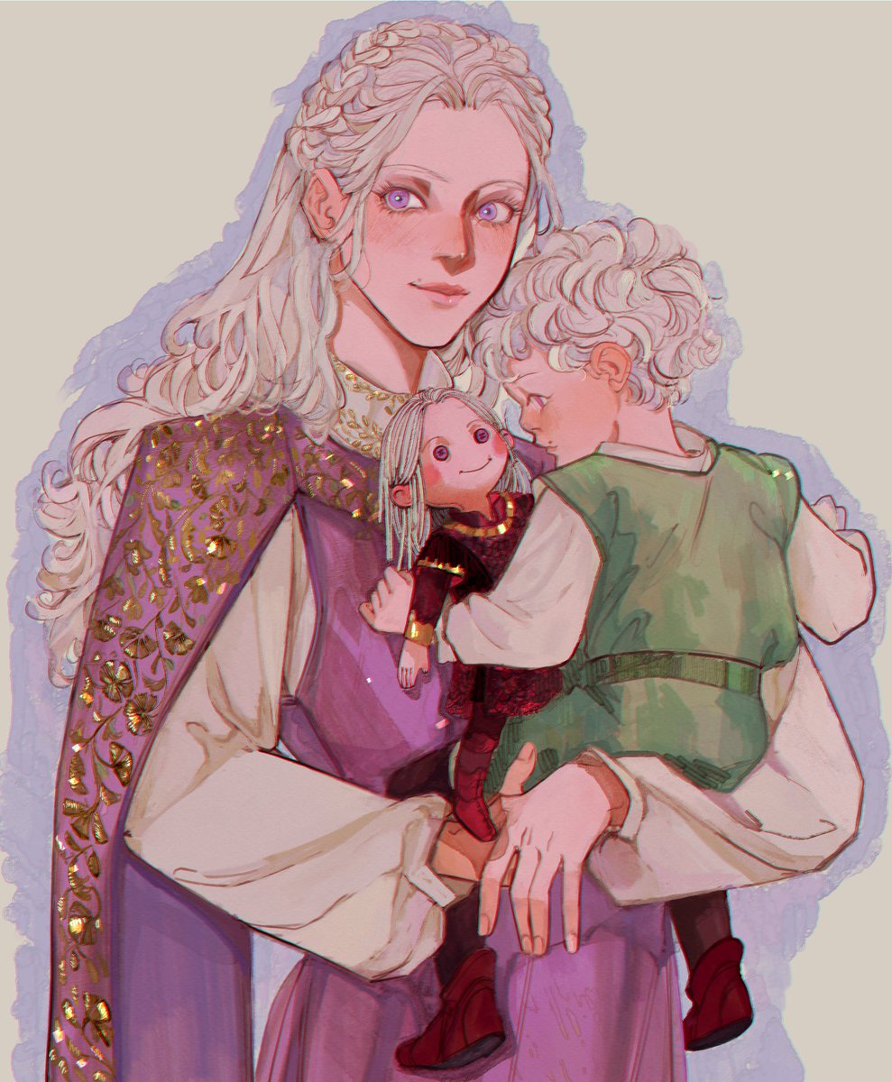 my beautiful wife aenys and our sweet son viserys by the wonderful <a href="/CaoAmoss/">Mandhos</a> 🤍