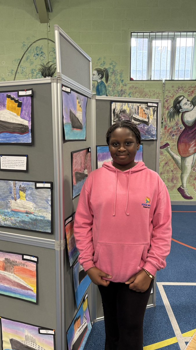 Fosse_TMET's tweet image. The KS2 art gallery this week was a great success. Well done to all of the children for producing such beautiful work and thank you to the family members who came along #fmart #fmcommunity