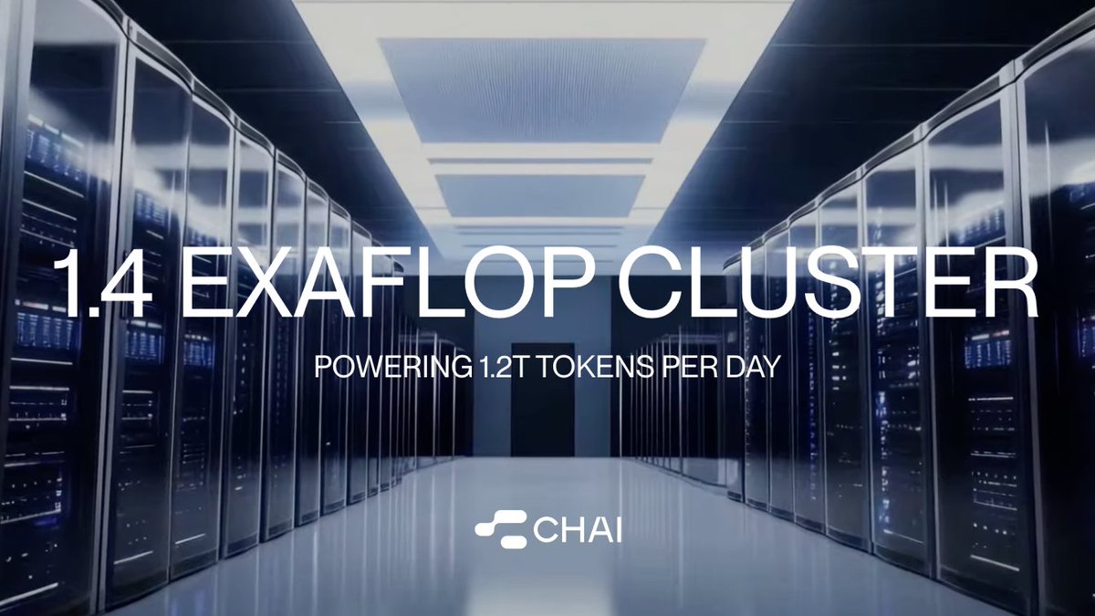 prunderground's tweet image. CHAI AI: Expands GPU Cluster to Reach 1.4 exaFLOPS in Compute prunderground.com/?p=354998 @chai_research #GPUCluster