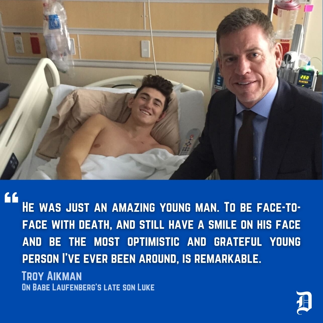 SportsDay Cowboys (@dmn_cowboys) on Twitter photo As Father’s Day approaches, <a href="/BabeLaufenberg/">Babe Laufenberg</a> spoke about grief and his son’s memory in a recent interview with <a href="/dallasnews/">Dallas Morning News</a>.
To deal with his grief, Laufenberg has leaned on family and friends like <a href="/TroyAikman/">Troy Aikman</a> and <a href="/JasonGarrett/">Jason Garrett</a>.
The latest from <a href="/townbrad/">Brad Townsend</a>: dallasnews.com/sports/cowboys… As Father’s Day approaches, <a href="/BabeLaufenberg/">Babe Laufenberg</a> spoke about grief and his son’s memory in a recent interview with <a href="/dallasnews/">Dallas Morning News</a>.
To deal with his grief, Laufenberg has leaned on family and friends like <a href="/TroyAikman/">Troy Aikman</a> and <a href="/JasonGarrett/">Jason Garrett</a>.
The latest from <a href="/townbrad/">Brad Townsend</a>: dallasnews.com/sports/cowboys…
