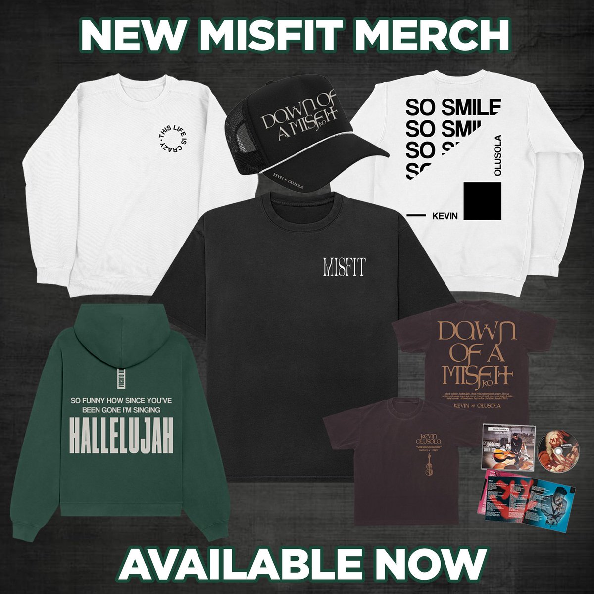 HALLELUJAH! NEW MISFIT MERCH JUST DROPPED! 
bit.ly/newmisfitmerch #DawnOfAMisfit