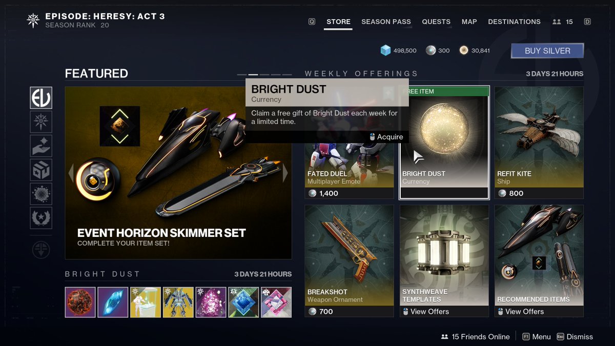 blueberriesGG's tweet image. Don't forget to claim your free Bright Dust this week!