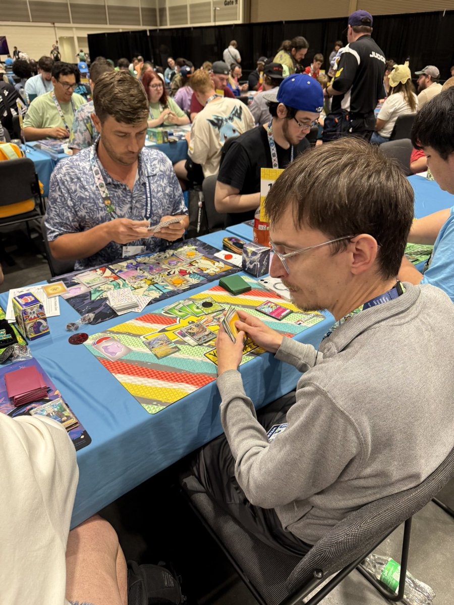 We are here at NAIC! Jared holding it down in the Parents Side Tournament. Ya boy is 3-1 on Gardy

#teachmepokemonpodcast #pokemon #NAIC2025
