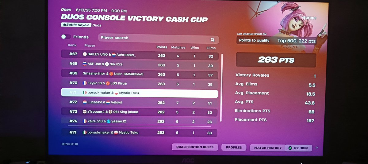 Qualed duo ccc finals w/<a href="/borsukfn1/">borsukmaker</a> <a href="/MysticalEU/">Mystical eSports</a>