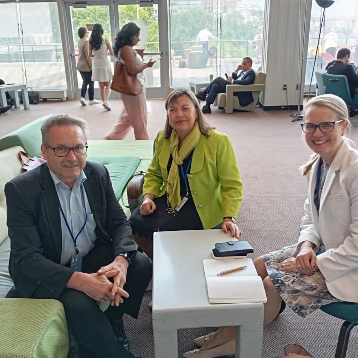 María Soledad Cisternas Reyes (@mscisternas_r) on Twitter photo Junto a Petri Puhakka, Embajador de Finlandia para la Inclusión de la Discapacidad, y Katja Pehrman, Embajadora de Finlandia en Derechos Humanos.
Por un mundo más inclusivo, accesible y con igualdad para todas y todos.🌍
#COSP #Discapacidad #DerechosHumanos #Inclusión Junto a Petri Puhakka, Embajador de Finlandia para la Inclusión de la Discapacidad, y Katja Pehrman, Embajadora de Finlandia en Derechos Humanos.
Por un mundo más inclusivo, accesible y con igualdad para todas y todos.🌍
#COSP #Discapacidad #DerechosHumanos #Inclusión