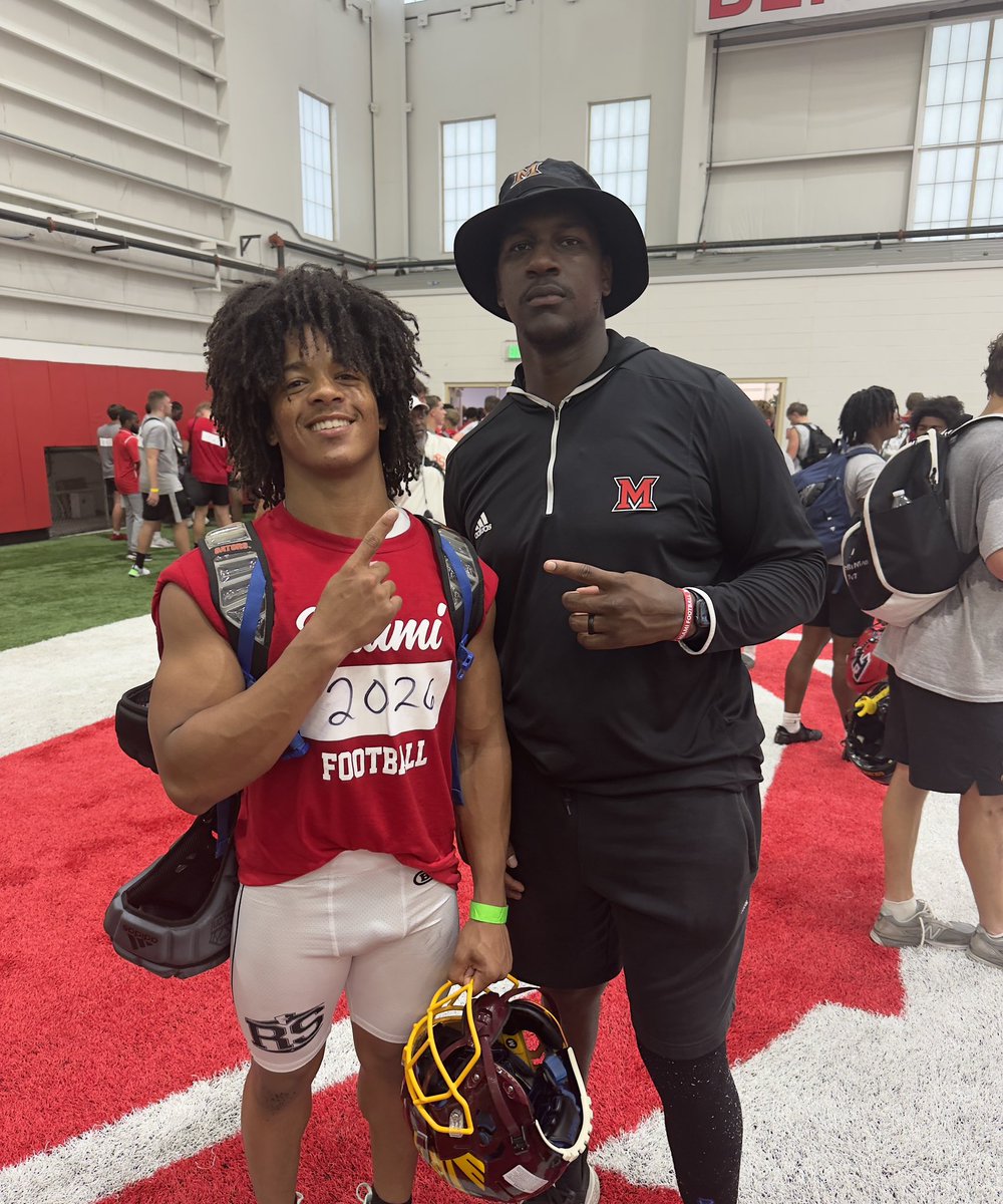 TyAnthony Lewis 2027 (@tylewis2027) on Twitter photo Blessed to receive a D1 offer from Miami Ohio!! <a href="/drew15martin/">Drew Martin</a> <a href="/Coach_Hud4/">Chris Hudson (Huddy)</a> <a href="/AllenTrieu/">Allen Trieu</a> <a href="/247recruiting/">247Sports Recruiting</a> <a href="/TheD_Zone/">The D Zone</a> Blessed to receive a D1 offer from Miami Ohio!! <a href="/drew15martin/">Drew Martin</a> <a href="/Coach_Hud4/">Chris Hudson (Huddy)</a> <a href="/AllenTrieu/">Allen Trieu</a> <a href="/247recruiting/">247Sports Recruiting</a> <a href="/TheD_Zone/">The D Zone</a>