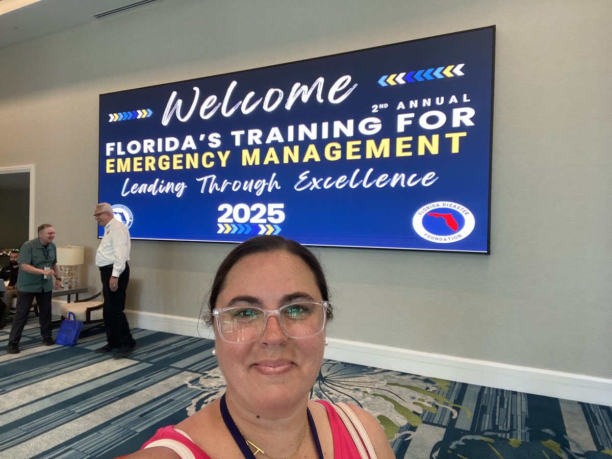 This week, Amy was in Orlando at the Florida Training for Emergency Management conference. She took lots of notes for this upcoming hurricane season regarding logistics, mitigation, funding, and leadership. #MartinReady #Partnership #Networking #Preparedness <a href="/FLSERT/">FL Division of Emergency Management</a> #FTEM2025
