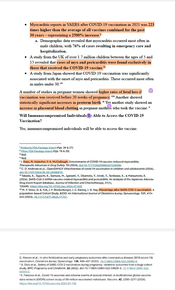 The report HHS sent to congress to justify the changes in vaccine recommendations for healthy non-elderly people and pregnant women has all kinds of misrepresentations and errors, as outlined by this report, and clearly does not accurately reflect the state of the scientific
