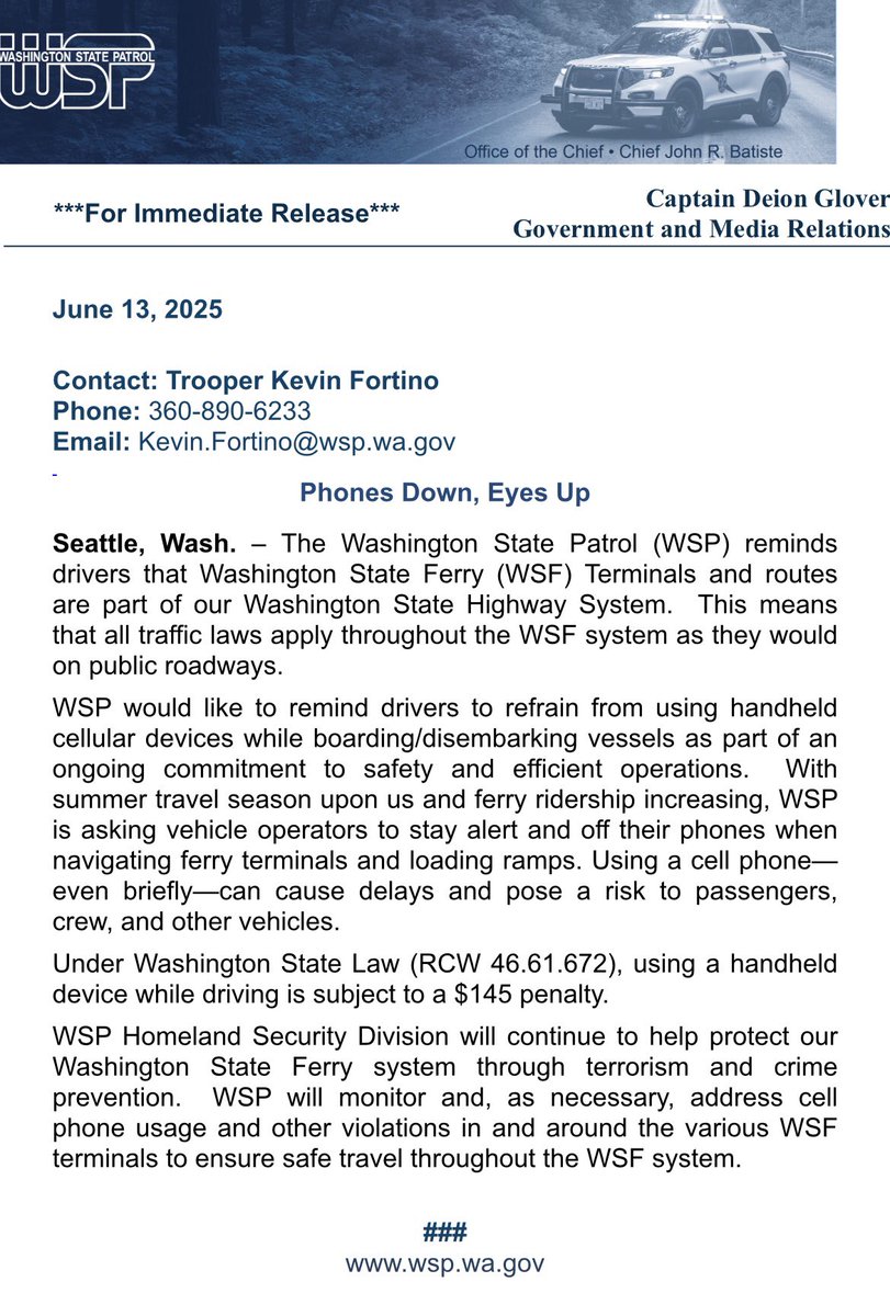 Washington State Patrol Homeland Security Division (@wsphsd) on Twitter photo 