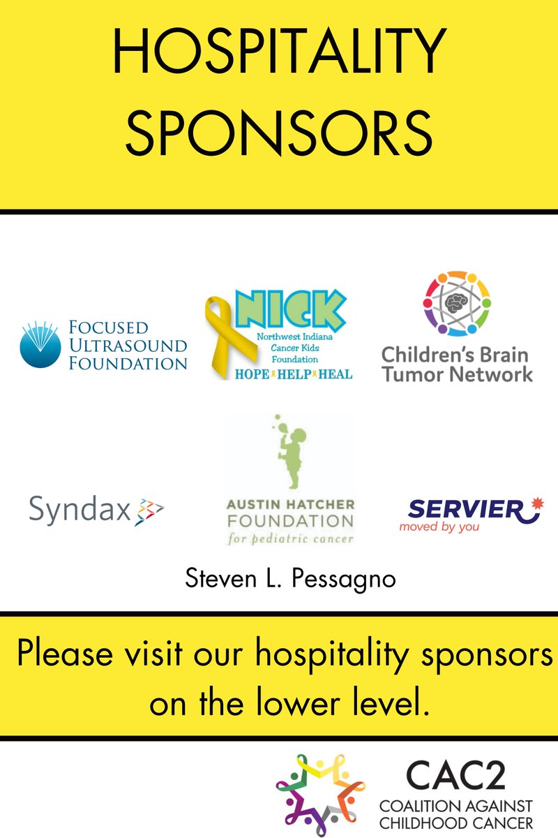 cac2org's tweet image. A heartfelt thank you to our Hospitality Sponsors for the CAC2 Annual Summit 2025: Austin Hatcher Foundation, Children’s Brain Tumor Network, Focused Ultrasound Foundation, NICK Foundation, Servier, Steve Pessagno, and Syndax.
We’re grateful to have you with us on this journey.