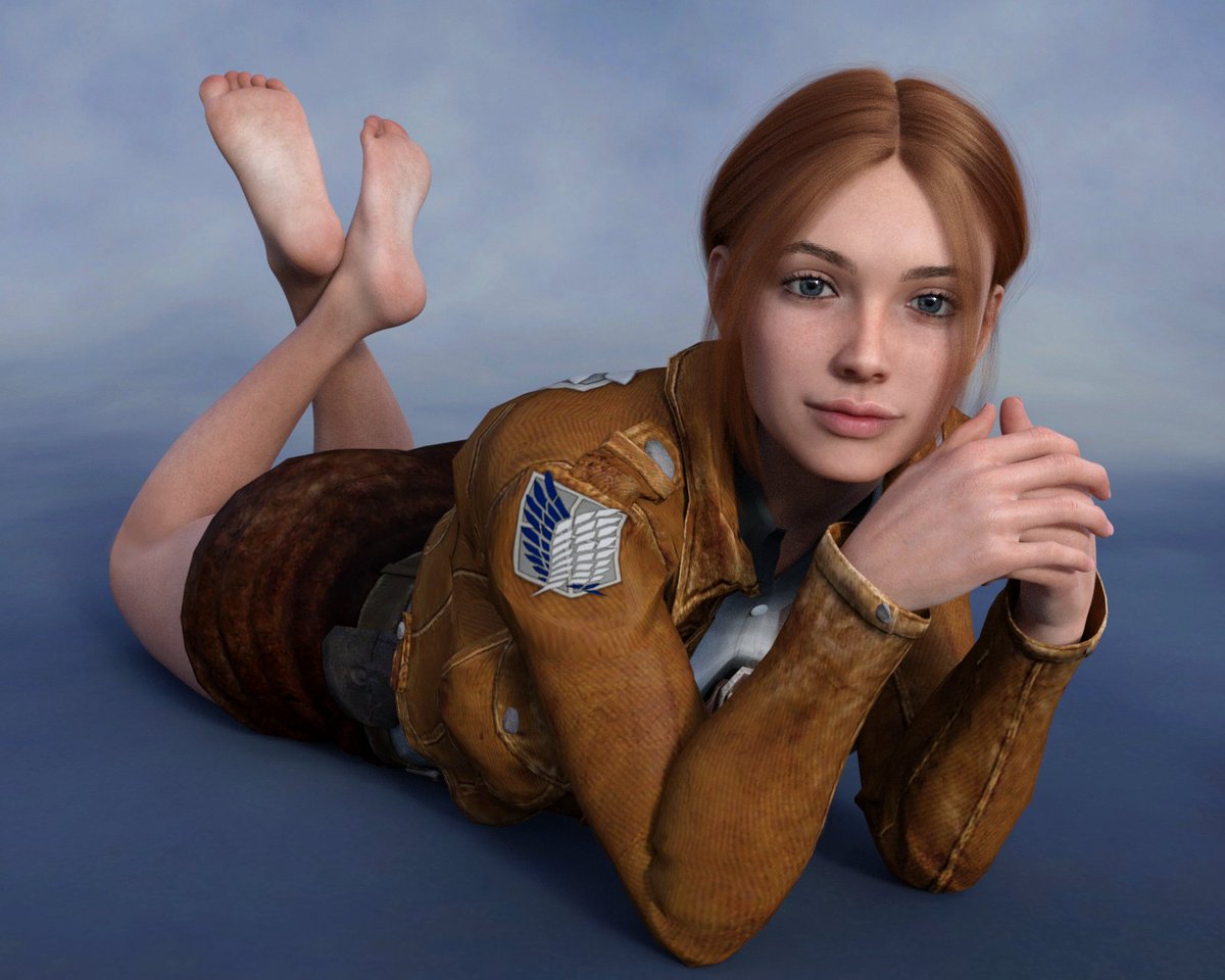 Hanna got a request from a fan for a Photo Shoot in her AOT Sasha Braus Cosplay

If you’re a fan of my work please consider going to my DA account and donating by clicking on the ko-fi link there

#AOT #AttackOnTitan #SNK #SashaBraus
#Feet #Barefoot #Soles #Toes #FootFetish #DAZ