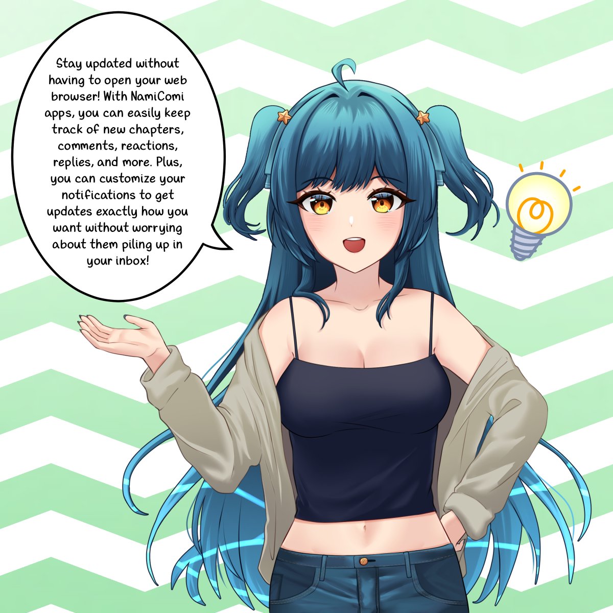 #DidYouKnow? NamiComi apps keep you notified on the latest updates! ✨Visit namicomi.app for more! 🌟