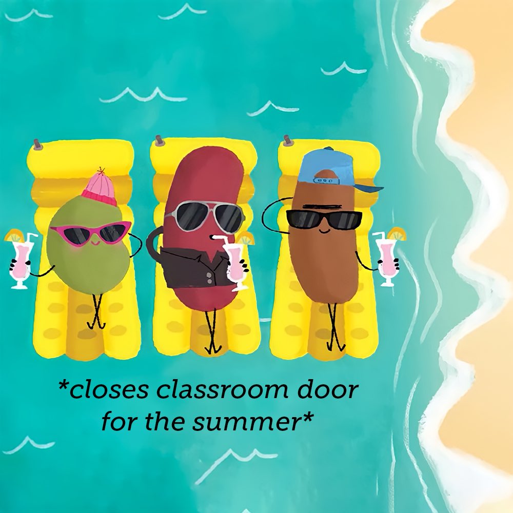 Who made it to summer break? 🙌 #teachers 

The Food Group books by Jory John never fail to capture our mood! We’ve made many a soundscape to bring The Cool Bean and friends to life 😎