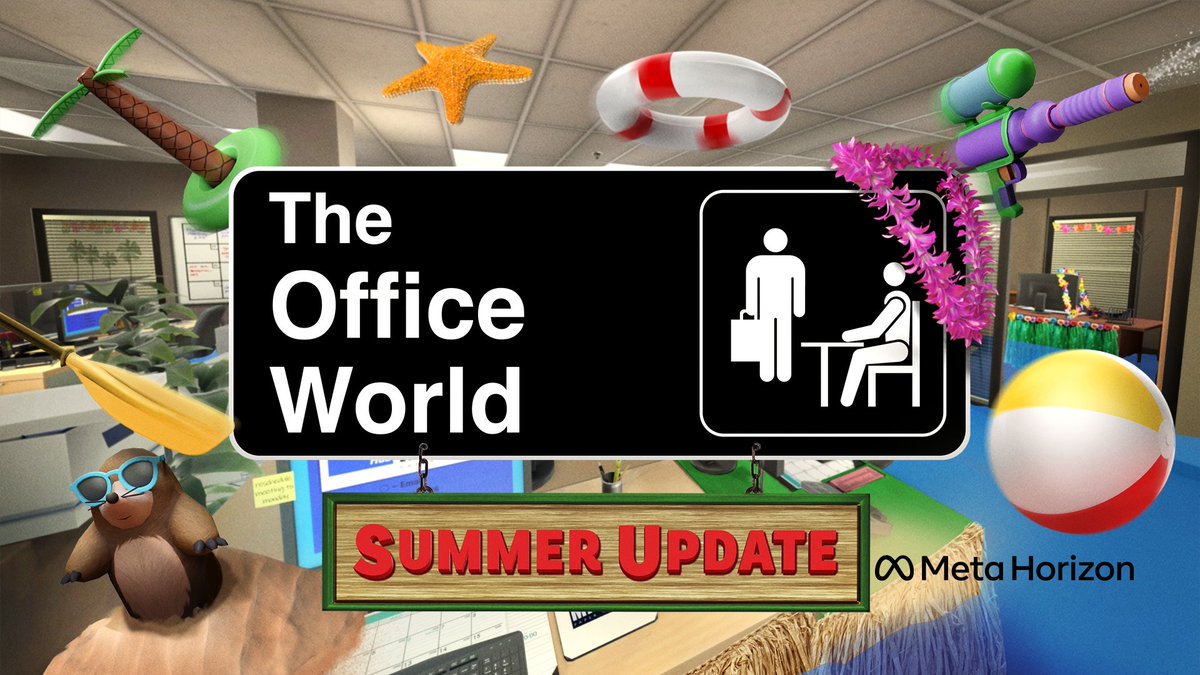 Summertime is here! ☀️

Get your spot under the sun in our most recent update in The Office World - The Summer Update!

From water pistols and the proof of courage in the Hot Coal Walk to chilling playing the steel drums, where are you gonna start? 🌴 😎 ☀️
