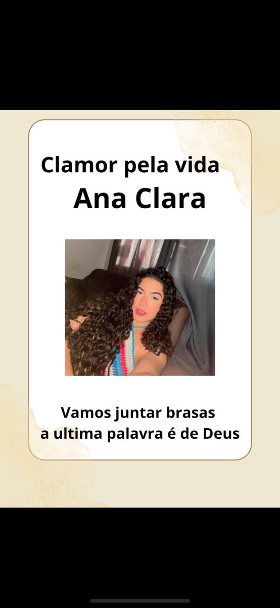 Juntos somos mais fortes, orem pela vida da minha cunhada!🤍🙌🏽