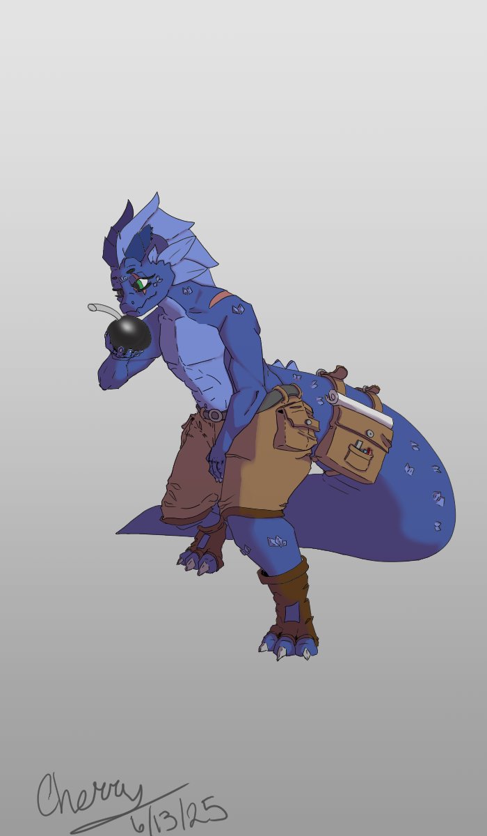 drizzle_berry's tweet photo. A Commission done for the wonderful @TerrTerrBryant Thank you for gracing me with your presence as usual!  

The Character ft here. Is a kobold named Apollo Originally designed in 2018? 2020 i think i had a blast drawing this one. And hope to have you Commission me again! https://t.co/KBFMAQb2Xf