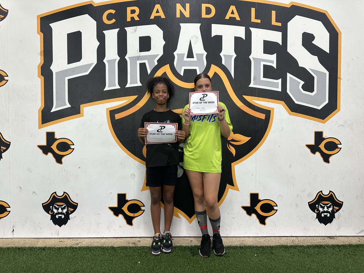 The Crandall Pirates are back to work!! With a great week #1 they have set the tone for the rest of the summer!! 

S/O to our ⭐️’s of the Week:
HI: Carlos, Carson, Jamal
Devo: Jackson, Timothy, Holden
Female: Journey, Audrey