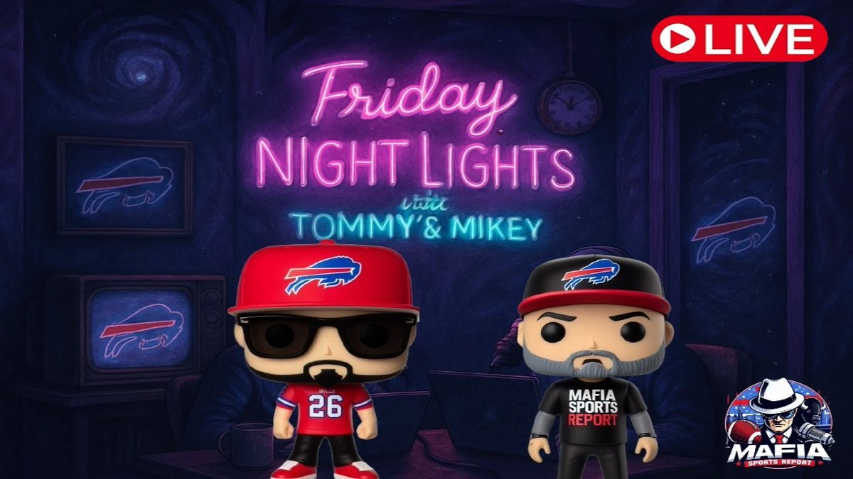 Mafia Sports Report (@tommytalksbills) on Twitter photo Friday Night Lights with Tommy & Mikey go live tonight @9 (ET) You can find us on <a href="/BuffaloFAMbase/">The #BillsMafia</a> (Official #BillsMafia X) or on YouTube @ Mafia Sports Report. The YouTube link is below. Go #Bills!!! <a href="/wufosports/">Muki Hawkins</a> <a href="/JA17MVP/">Justus General</a> #NFL youtube.com/watch?v=BuxT3W… Friday Night Lights with Tommy & Mikey go live tonight @9 (ET) You can find us on <a href="/BuffaloFAMbase/">The #BillsMafia</a> (Official #BillsMafia X) or on YouTube @ Mafia Sports Report. The YouTube link is below. Go #Bills!!! <a href="/wufosports/">Muki Hawkins</a> <a href="/JA17MVP/">Justus General</a> #NFL youtube.com/watch?v=BuxT3W…