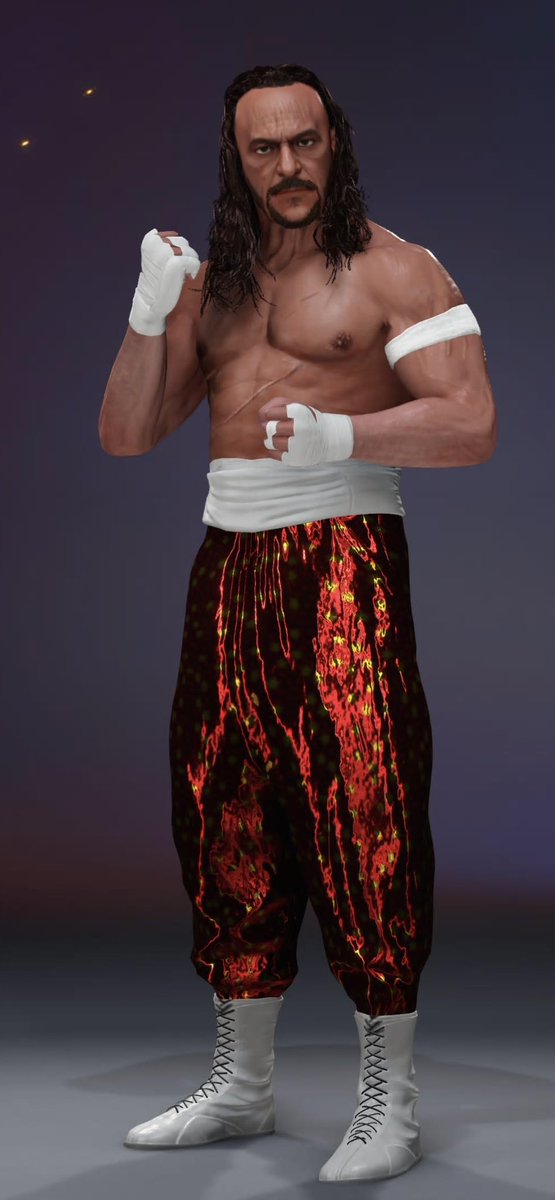 GameOvRMan's tweet image. Forgot the promote this. Reuploaded Sabu WWECW era. New body texture. #WWE2K25 

#RIPSabu
