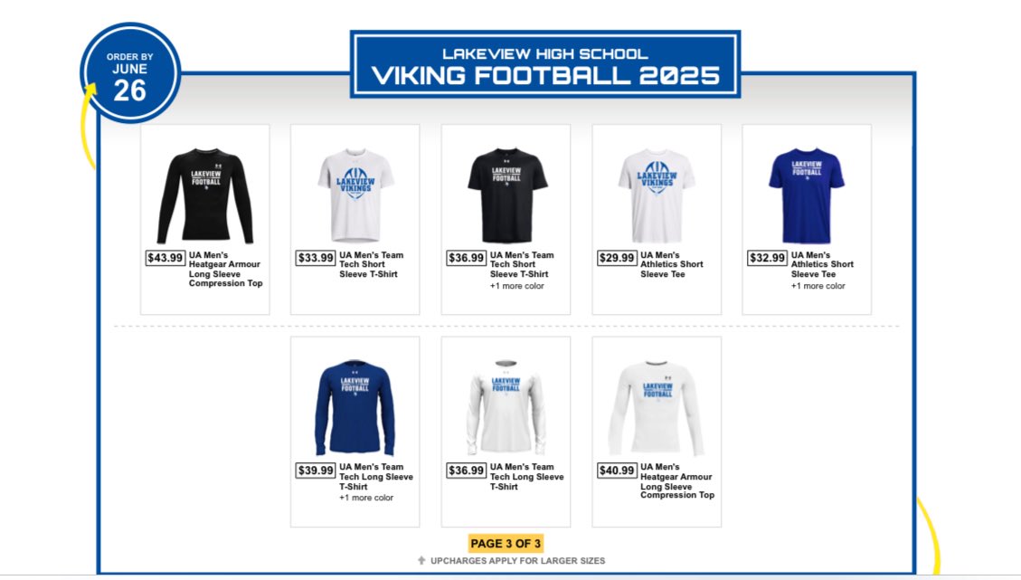 The 2025 Lakeview Football Team Store is now open! #lakeviewvikes #threecheers mandrillapp.com/track/click/30…