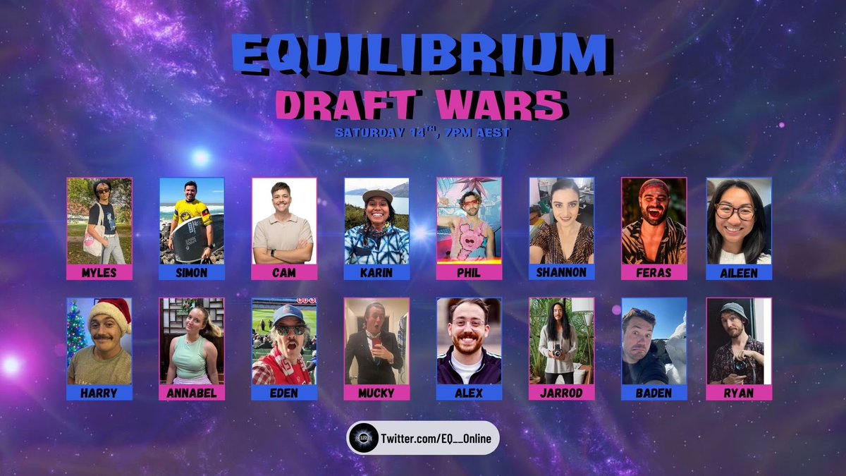 They’ve all Drafted and Been Drafted, but how will these Casters and Castmates do in EQ?

16 players will by for a spot in the EQ Hall of Fame

We’re entering our 30s and we’re feelin flirty 🫰🏼🥰

(We’re flirting with danger) 

Mind outta the gutter plz 

#EQOnline #DraftWars