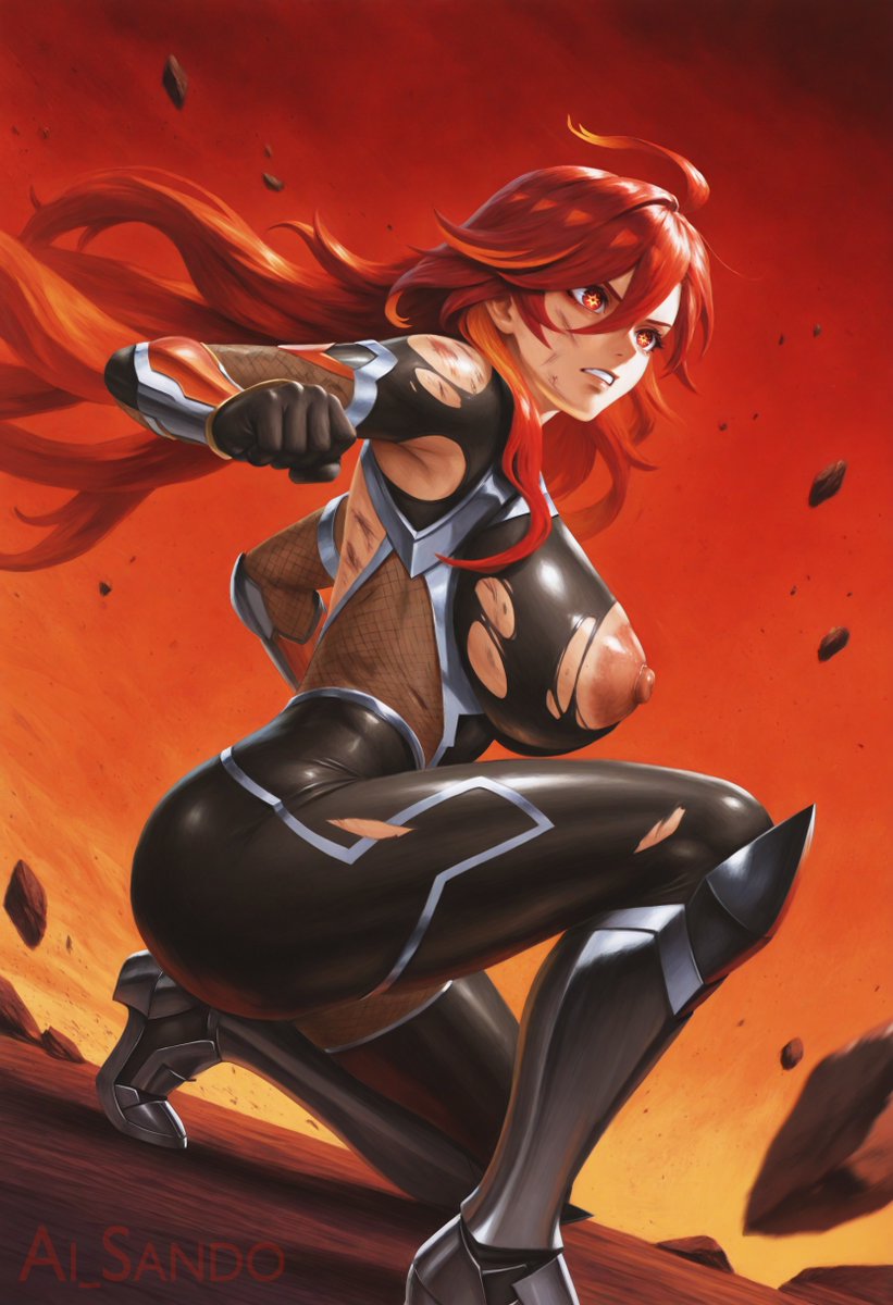 ai_sando's tweet photo. Taimanin Mavuika
#mavuika #genshin #genshinimpact #taimanin #bodysuit #nsfw https://t.co/uMvaaKJl6N