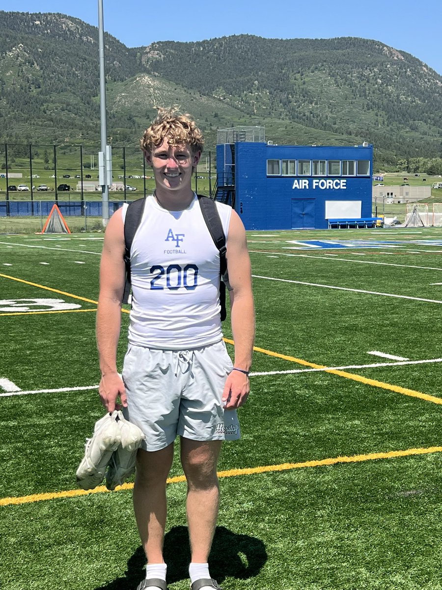 Tanner Guthrie (@tanner_guth) on Twitter photo Had a great time back at <a href="/AF_Football/">Air Force Football</a>. Huge thanks to <a href="/CoachNickToth/">Nick Toth</a> <a href="/CoachAlexMeans/">Alex Means</a> <a href="/Brian_Knorr/">Brian Knorr</a> for giving me the opportunity and working with me today! <a href="/CoachTylerK/">Tyler Knoblock</a> <a href="/coachnolazy/">Coach Johnson</a> Had a great time back at <a href="/AF_Football/">Air Force Football</a>. Huge thanks to <a href="/CoachNickToth/">Nick Toth</a> <a href="/CoachAlexMeans/">Alex Means</a> <a href="/Brian_Knorr/">Brian Knorr</a> for giving me the opportunity and working with me today! <a href="/CoachTylerK/">Tyler Knoblock</a> <a href="/coachnolazy/">Coach Johnson</a>