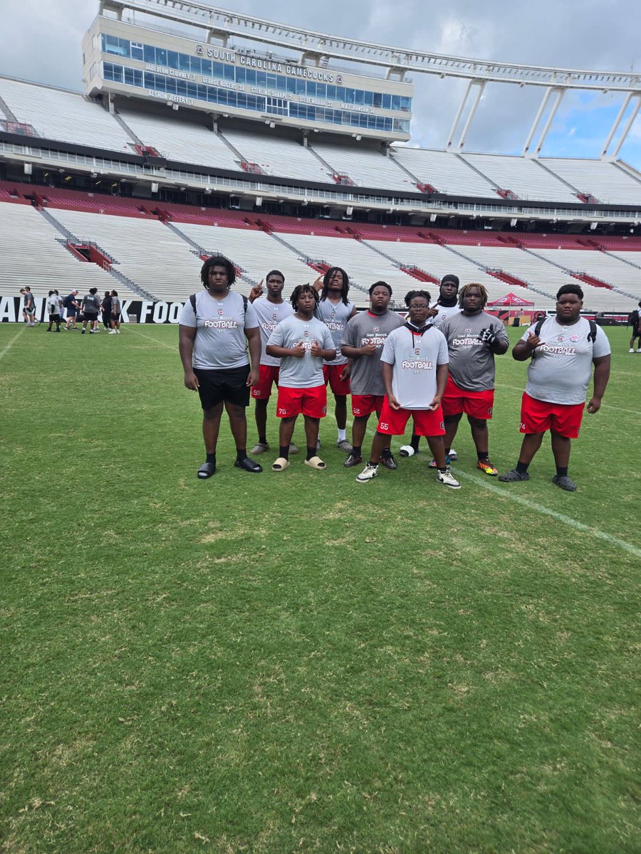 We had a great experience today at the  <a href="/GamecockFB/">South Carolina Football</a> OL/DL camp.