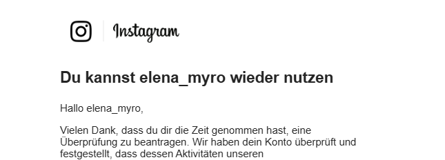 elena_myro's tweet photo. My account @elena_myro was reactivated (see email) – but I'm still stuck in a login loop that says it's under review. Tried everything: cache, reinstall, Meta Center. Please help! This seems to be a system error. @Instagram @Meta #InstagramSupport #GhostLoop https://t.co/zyCDTq77pP