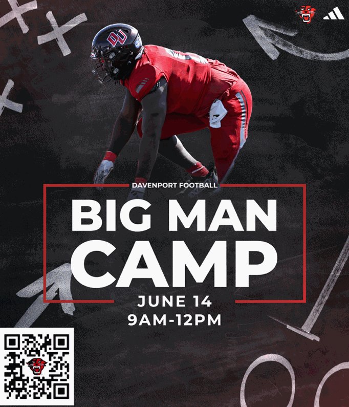 Kenny-Ray Augustus (@coach_gus) on Twitter photo Big Man Camp tomorrow, sign up and master your skills <a href="/DU_Football/">Davenport Football</a> Camp. We are looking for some Tough Guys In The Trenches. #SpotTheBall Big Man Camp tomorrow, sign up and master your skills <a href="/DU_Football/">Davenport Football</a> Camp. We are looking for some Tough Guys In The Trenches. #SpotTheBall