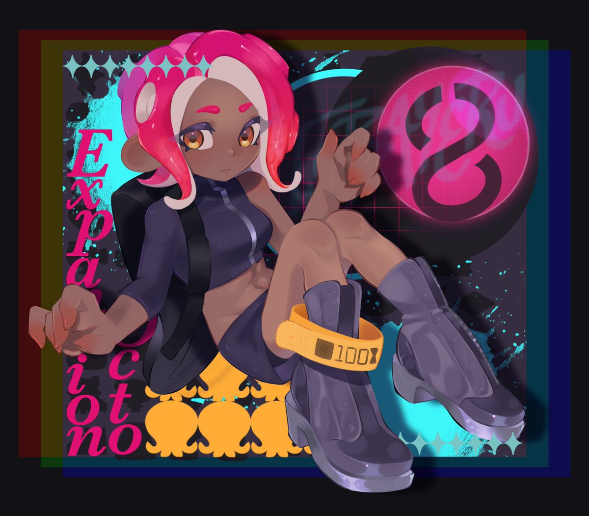 happy birthday to my favourite DLC 🩷🩵 #Splatoon