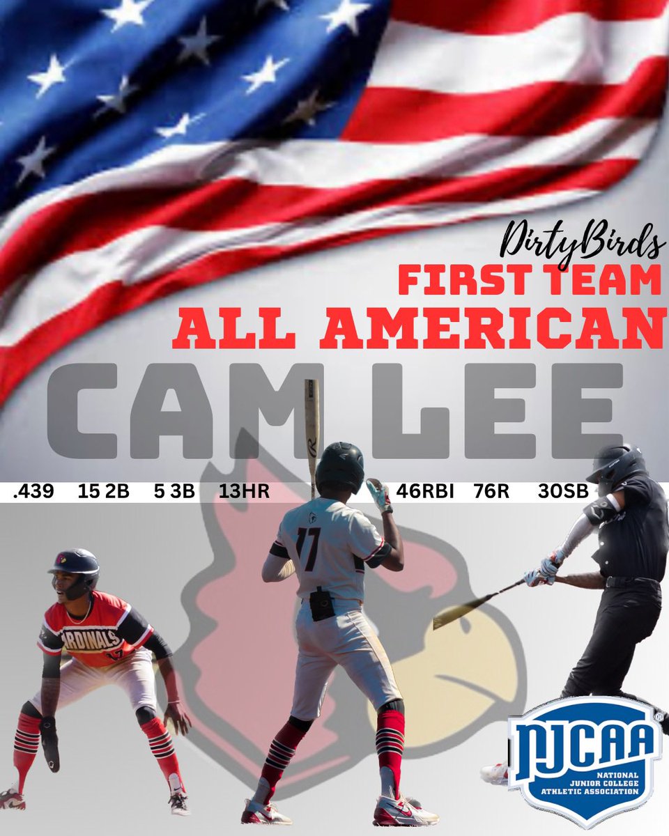 🚨‼️Congratulations to Cam Lee on being named NJCAA first team All American‼️🚨 

Cam is our 4th All American in the last 6 years.