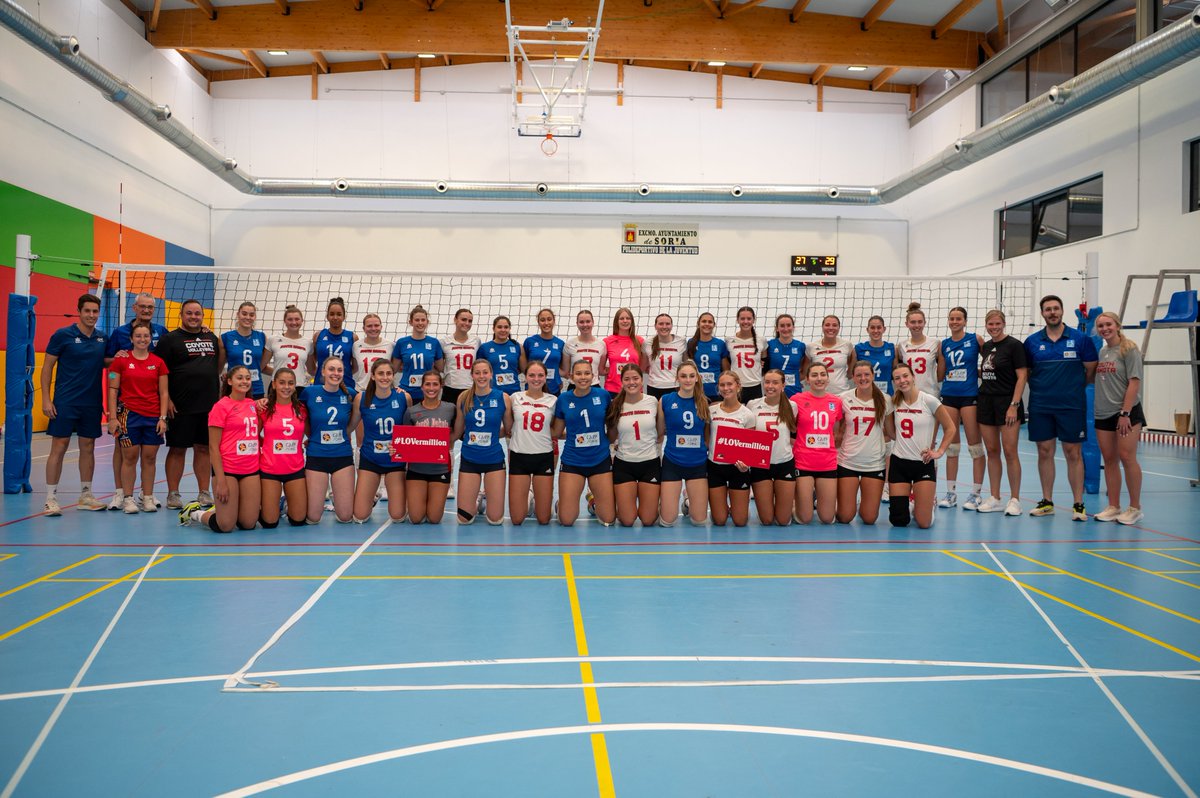 A great first match of Euro play with <a href="/CAEPSORIA/">CAEPSORIA</a> ✅

#GoYotes x #WeAreSouthDakota