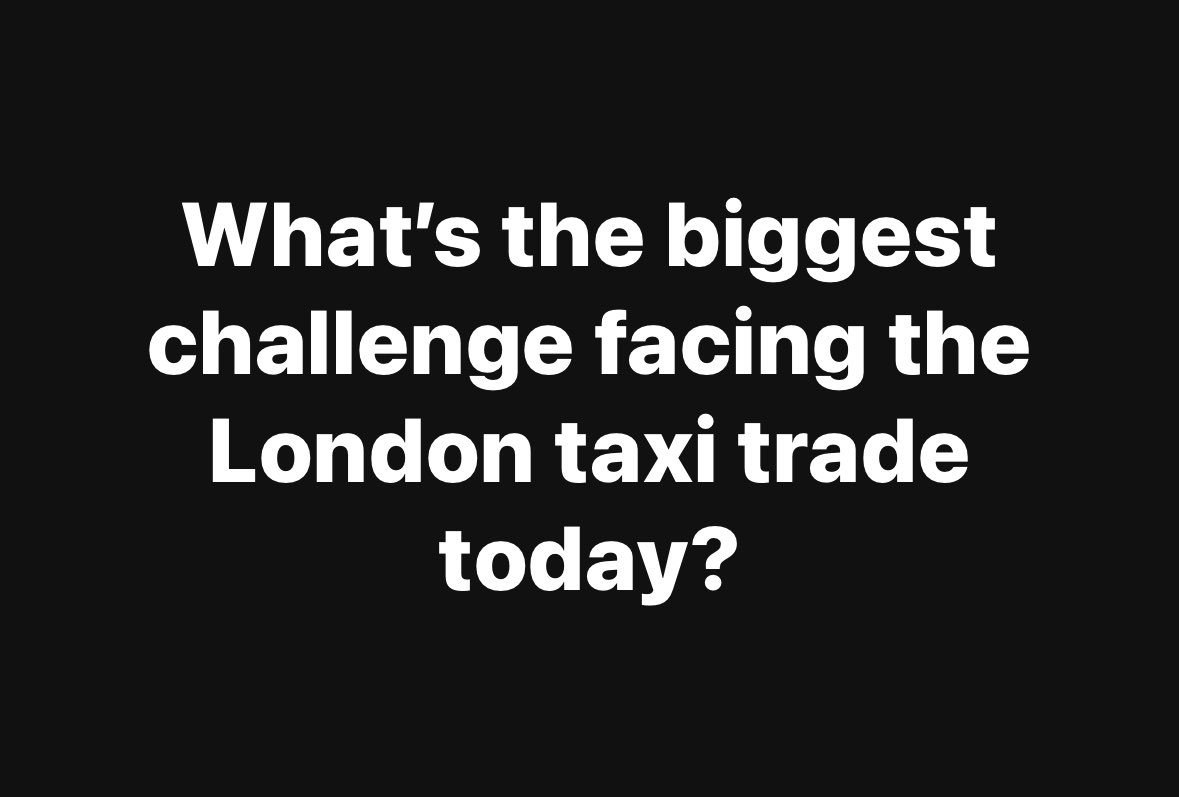 Over 100 comments so far from cabbies on our Facebook channel: facebook.com/share/p/19JBwD…

Do you agree?